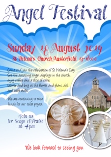 Austerfield Angel Festival flyer front A4